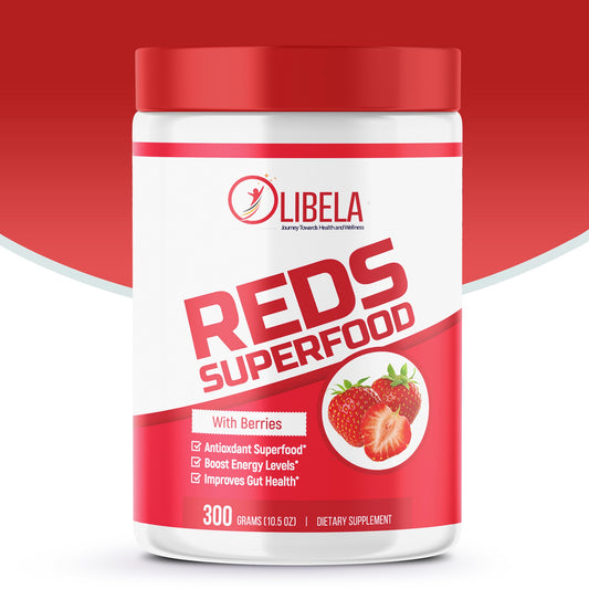 Reds Superfood Powder - Beetroot Powder Fruit & Vegetable Supplement with Probiotics, 10.5oz (300g)