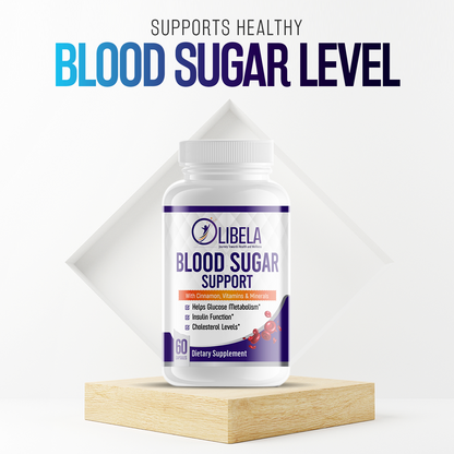 Olibela Health Blood: potencia el metabolismo de la glucosa y reduce naturalmente los niveles de azúcar en sangre, 60 cápsulas