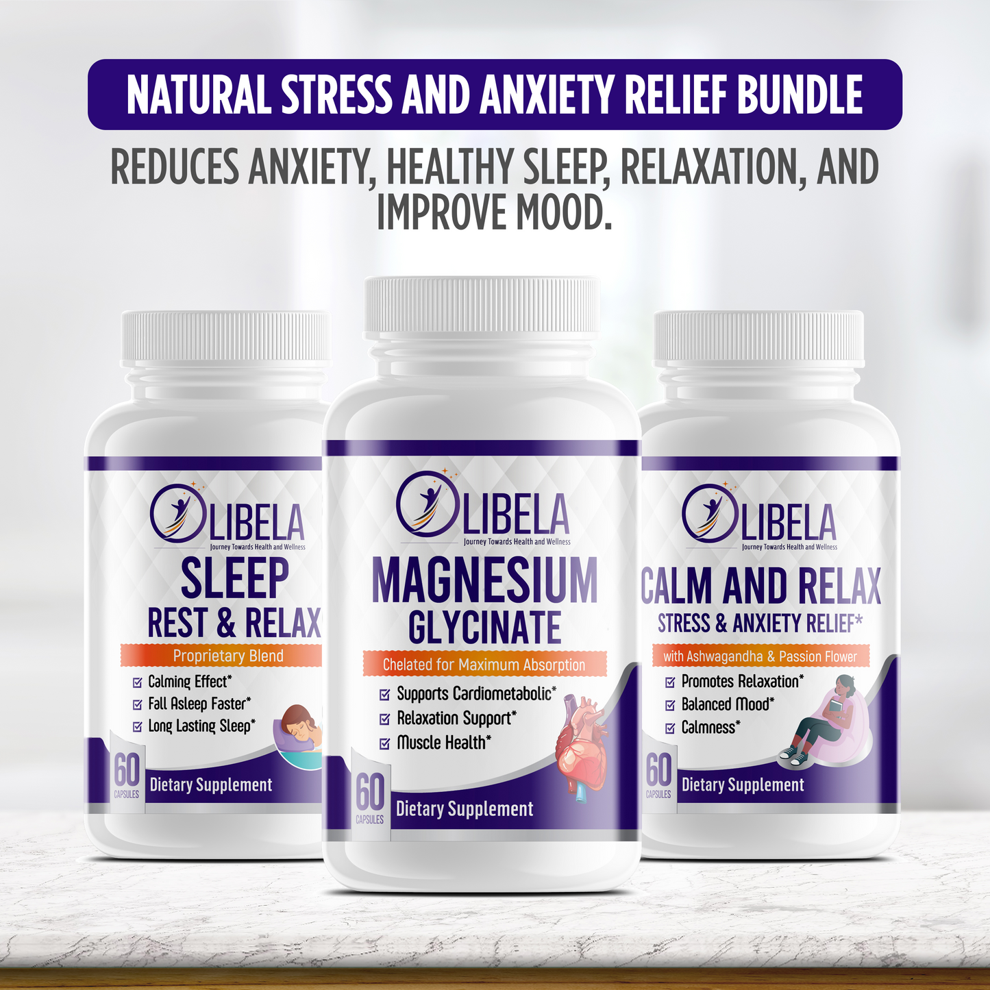 Natural Stress and Anxiety Relief Bundle