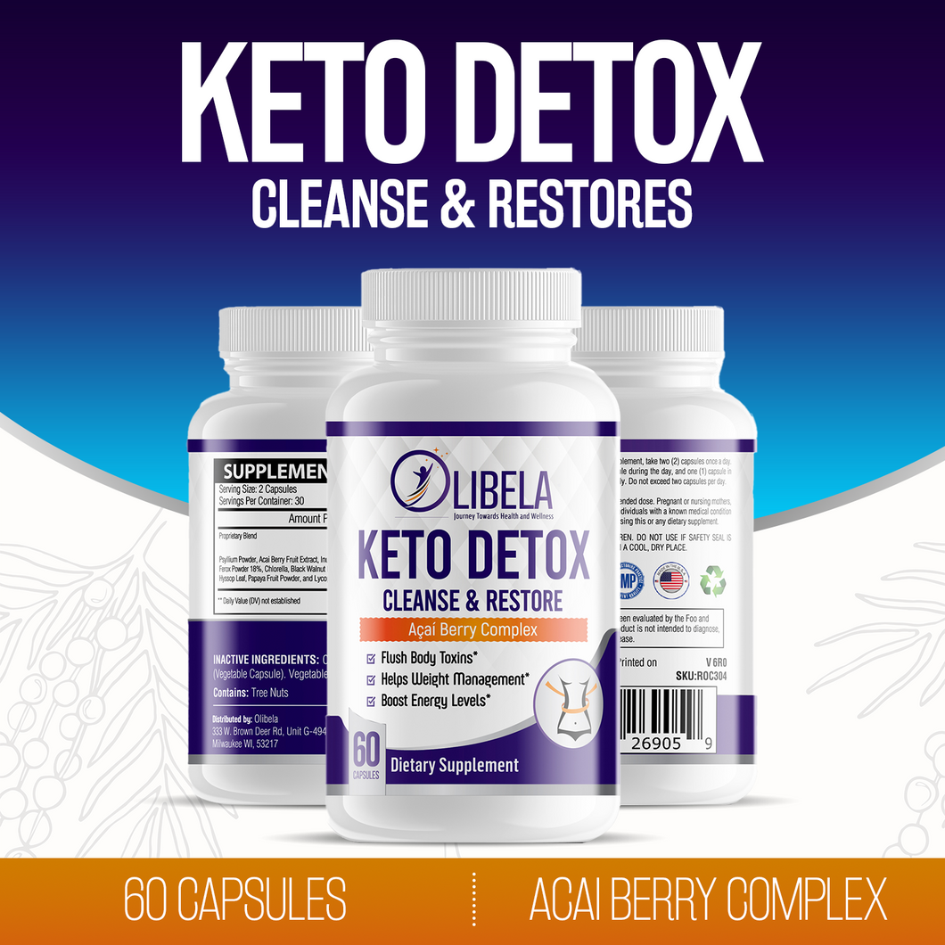 Keto Detox - Cleanse & Restore: Liver & Colon Cleanse, Weight Loss, Appetite Control, Activate Ketosis