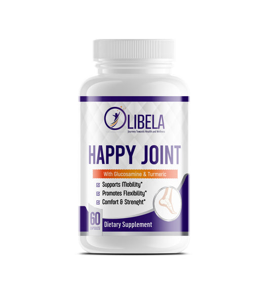 Olibela Happy Joint - Reduce Joint Pain, Inflammation, Improves Joint Flexibility. 60 Caps