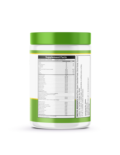 Greens Powder Superfood: con probióticos y prebióticos, complejo de enzimas digestivas. 273 g (9,6 oz)